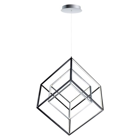Et2 4 Square 2-Light Led Pendant E30586-BKPC